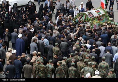 تشییع پرشکوه پیکر شهید امیر سرتیپ دوم علی پیری جناقرد در اردبیل