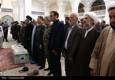 تشییع پرشکوه پیکر شهید امیر سرتیپ دوم علی پیری جناقرد در اردبیل