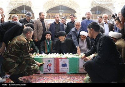 تشییع پرشکوه پیکر شهید امیر سرتیپ دوم علی پیری جناقرد در اردبیل