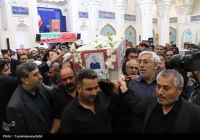 تشییع پرشکوه پیکر شهید امیر سرتیپ دوم علی پیری جناقرد در اردبیل