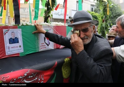 تشییع پرشکوه پیکر شهید امیر سرتیپ دوم علی پیری جناقرد در اردبیل