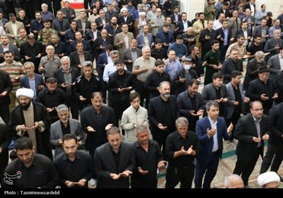 تشییع پرشکوه پیکر شهید امیر سرتیپ دوم علی پیری جناقرد در اردبیل
