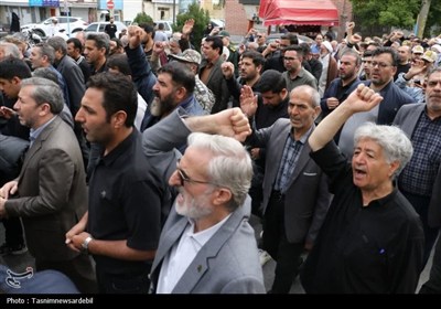 تشییع پرشکوه پیکر شهید امیر سرتیپ دوم علی پیری جناقرد در اردبیل