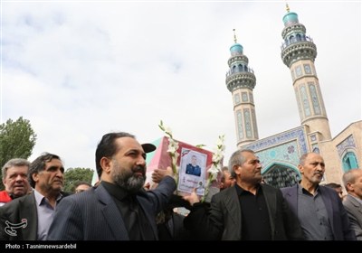 تشییع پرشکوه پیکر شهید امیر سرتیپ دوم علی پیری جناقرد در اردبیل