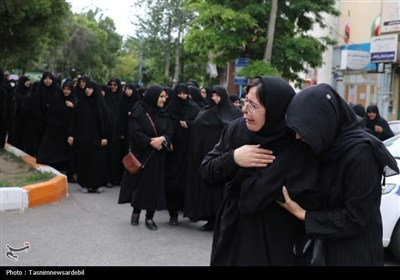 تشییع پرشکوه پیکر شهید امیر سرتیپ دوم علی پیری جناقرد در اردبیل