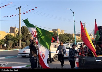 راهپیمایی موتوری و خودرویی در یزد
