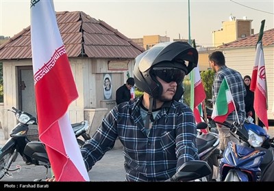 راهپیمایی موتوری و خودرویی در یزد