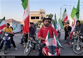 راهپیمایی موتوری و خودرویی در یزد