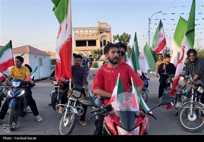 راهپیمایی موتوری و خودرویی در یزد