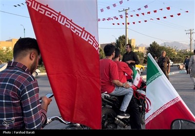راهپیمایی موتوری و خودرویی در یزد