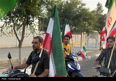 راهپیمایی موتوری و خودرویی در یزد