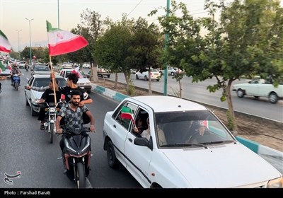 راهپیمایی موتوری و خودرویی در یزد