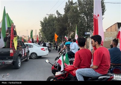 راهپیمایی موتوری و خودرویی در یزد