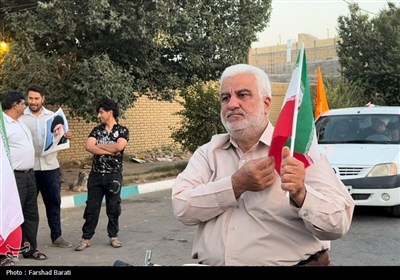 راهپیمایی موتوری و خودرویی در یزد