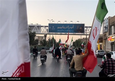 راهپیمایی موتوری و خودرویی در یزد