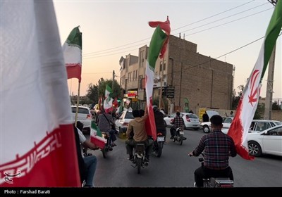 راهپیمایی موتوری و خودرویی در یزد