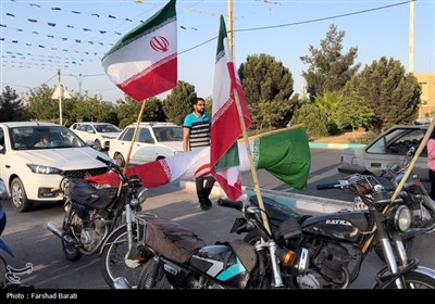 راهپیمایی موتوری و خودرویی در یزد
