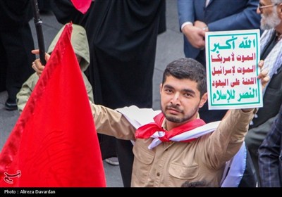 تجمع انزجار از آمریکا در اردبیل