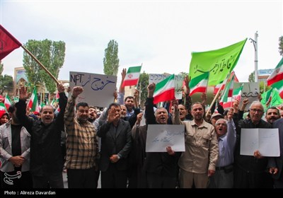 تجمع انزجار از آمریکا در اردبیل