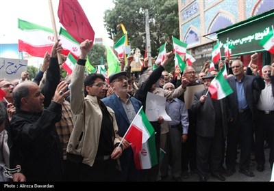 تجمع انزجار از آمریکا در اردبیل