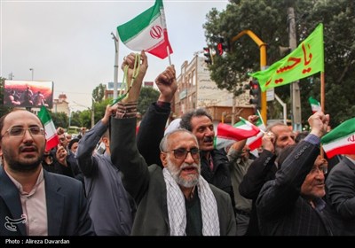 تجمع انزجار از آمریکا در اردبیل
