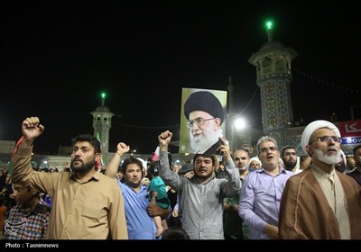 اجتماع ضدآمریکایی مردم قم