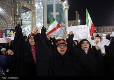اجتماع ضدآمریکایی مردم قم