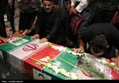تشییع یکی از شهدای حمله اسرائیل در رفسنجان + تصاویر