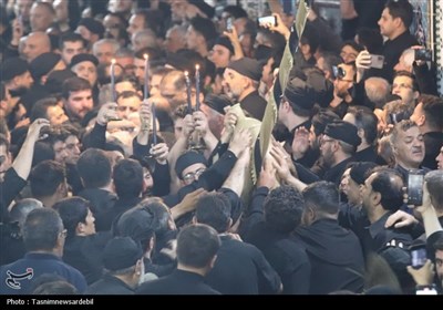 آیین طشت گذاری مسجد جامع اردبیل به روایت تصویر
