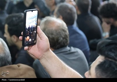 آیین طشت گذاری مسجد جامع اردبیل به روایت تصویر