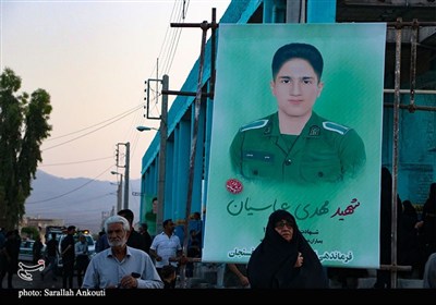 وداع با شهید حافظ امنیت مهدی عباسیان