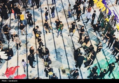 برپایی مراسم علم‌کشی در آران و بیدگل