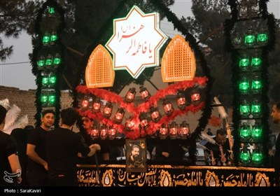 برپایی مراسم علم‌کشی در آران و بیدگل