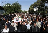 تشییع 3 شهید حمله رژیم صهیونیستی در نجف آباد اصفهان