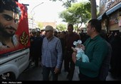 تشییع 3 شهید حمله رژیم صهیونیستی در نجف آباد اصفهان