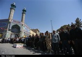 تشییع 3 شهید حمله رژیم صهیونیستی در نجف آباد اصفهان
