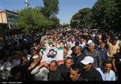 تشییع 3 شهید حمله رژیم صهیونیستی در نجف آباد اصفهان