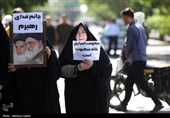 تشییع 3 شهید حمله رژیم صهیونیستی در نجف آباد اصفهان