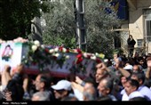 تشییع 3 شهید حمله رژیم صهیونیستی در نجف آباد اصفهان