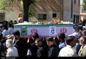 تشییع 3 شهید حمله رژیم صهیونیستی در نجف آباد اصفهان