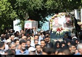 تشییع 3 شهید حمله رژیم صهیونیستی در نجف آباد اصفهان