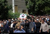 تشییع 3 شهید حمله رژیم صهیونیستی در نجف آباد اصفهان