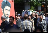 تشییع 3 شهید حمله رژیم صهیونیستی در نجف آباد اصفهان