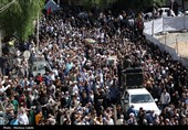 تشییع 3 شهید حمله رژیم صهیونیستی در نجف آباد اصفهان