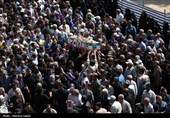 تشییع 3 شهید حمله رژیم صهیونیستی در نجف آباد اصفهان