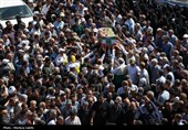 تشییع 3 شهید حمله رژیم صهیونیستی در نجف آباد اصفهان