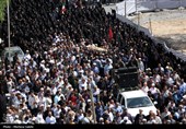 تشییع 3 شهید حمله رژیم صهیونیستی در نجف آباد اصفهان