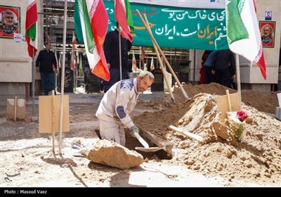 تشییع پیکر شهدای حملات تروریستی رژیم صهیونیستی