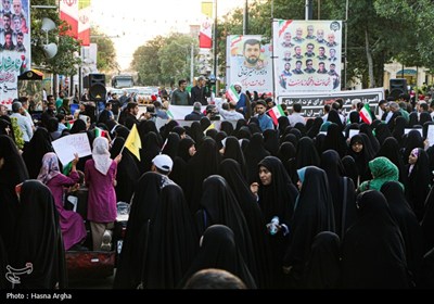تجمع مردمی - دانشجویی در پاسخ به تجاوز آمریکا به خاک ایران