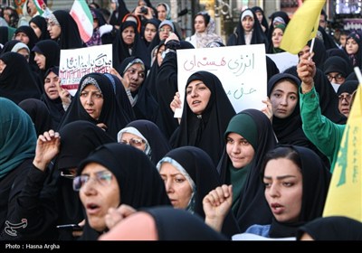 تجمع مردمی - دانشجویی در پاسخ به تجاوز آمریکا به خاک ایران